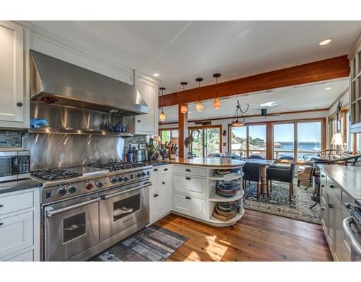 2 Gas House Lane Marblehead, MA 01945 - Photo 10 of 25 a kitchen with stainless steel appliances granite countertop a stove a sink and a microwave