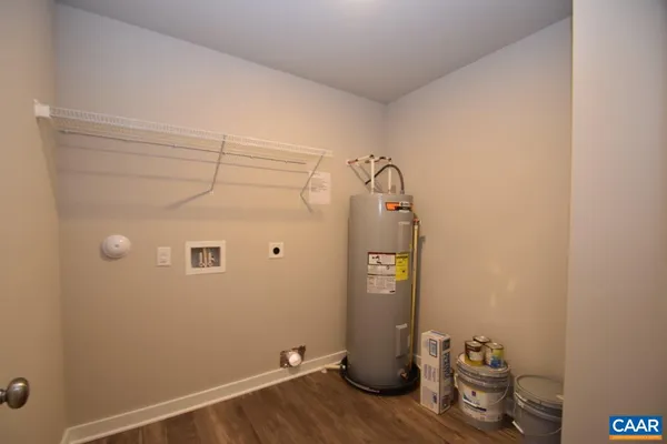 a view of water heater room