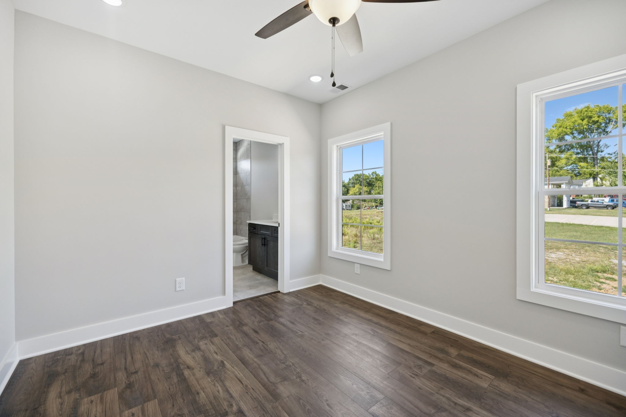 119 East Campbell Road, Unit A Madison, TN 37115 - Photo 24 of 28 wooden floor in an empty room with a window