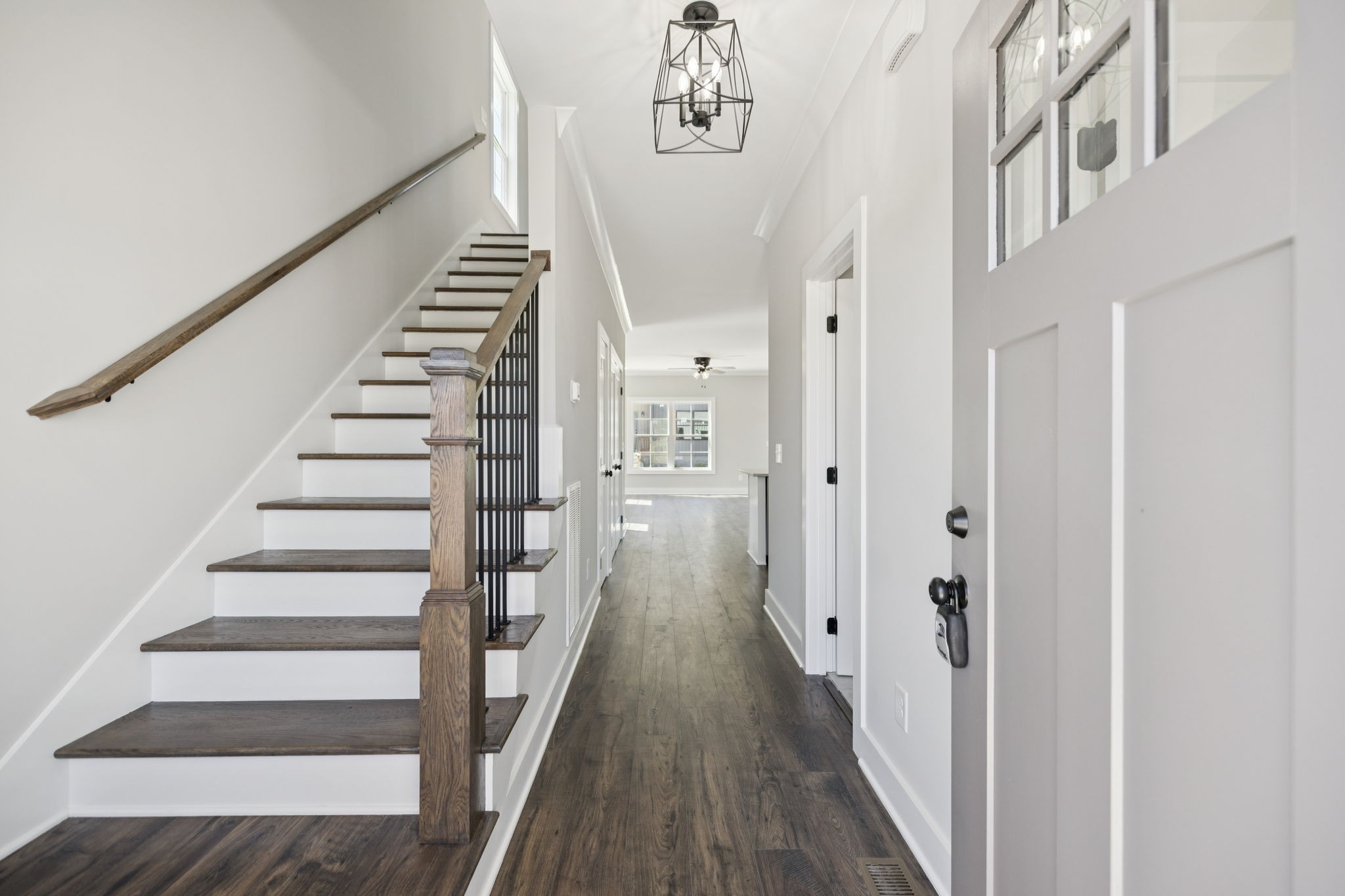 119 East Campbell Road, Unit A Madison, TN 37115 - Photo 3 of 28 a view of a hallway with wooden floor and entryway