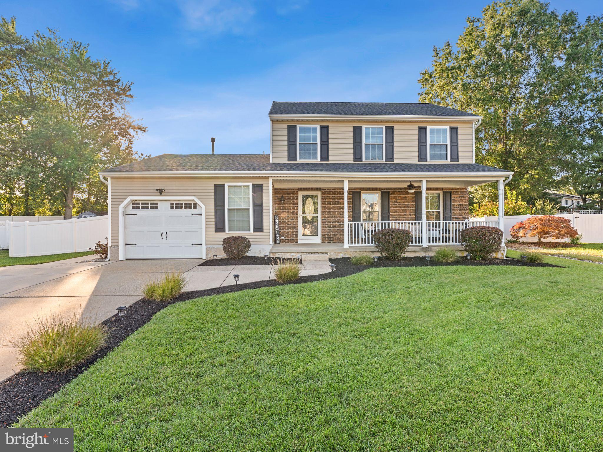 425 Glasgow Road Williamstown, NJ 08094 - Photo 2 of 53 Charming two-story home with lush landscaping.