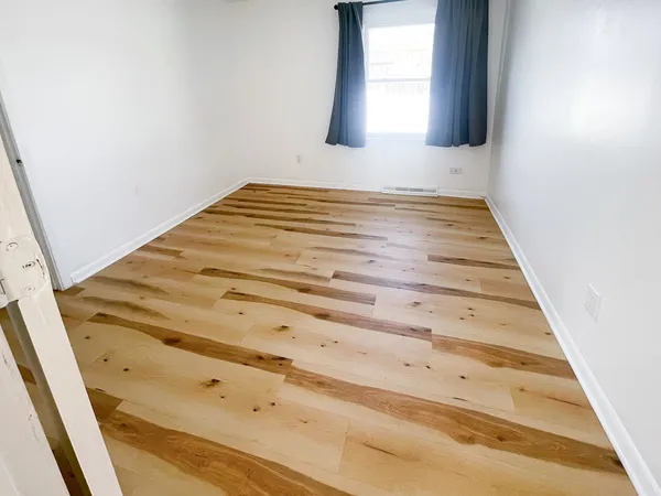 a view of wooden floor