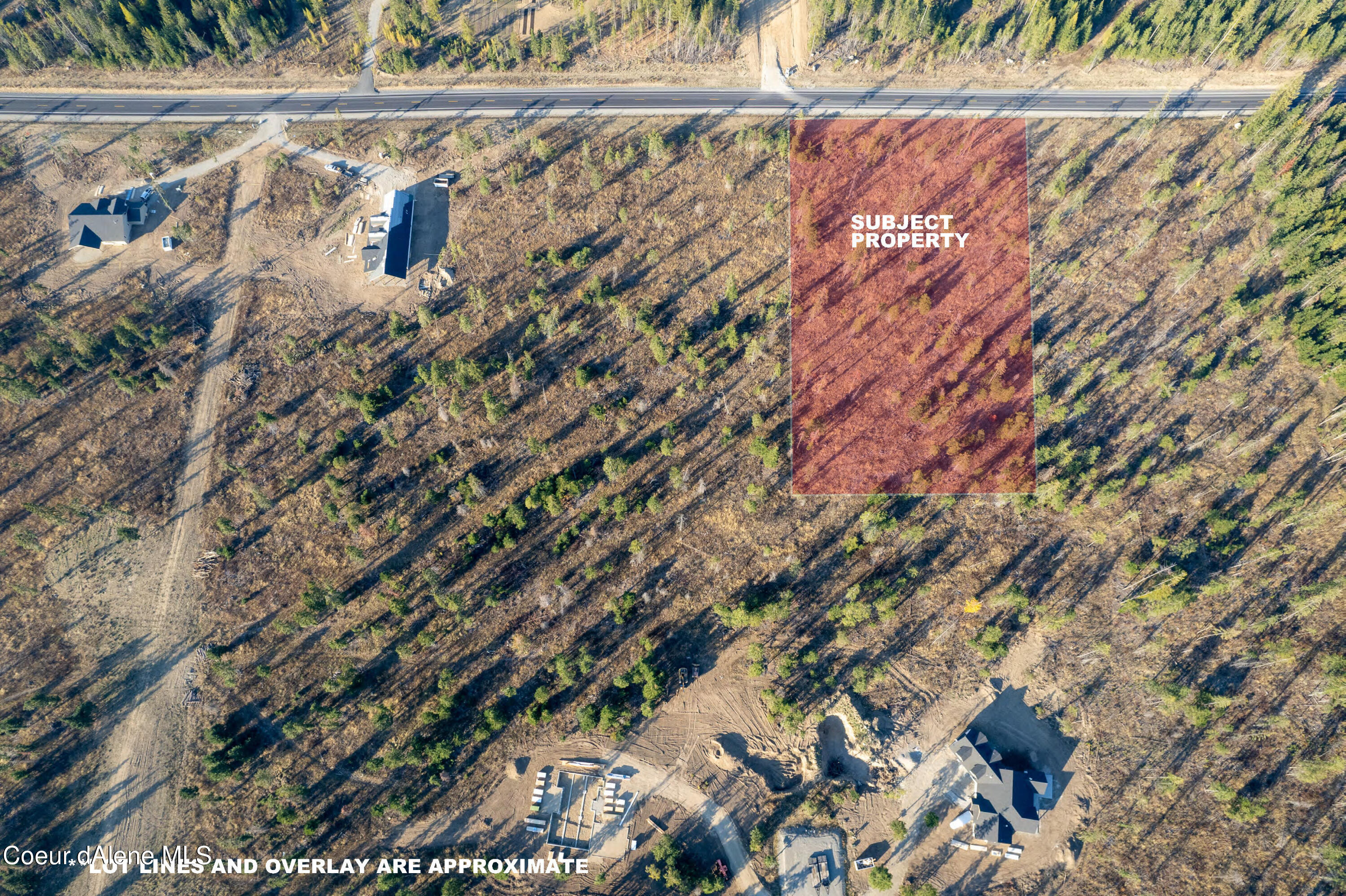12664 East Howard Road Athol, ID 83801 - Photo 38 of 40 AERIAL OVERLAY