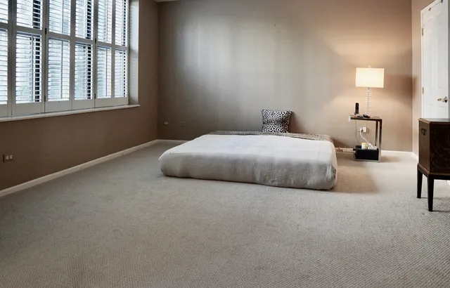 a view of a building from a window