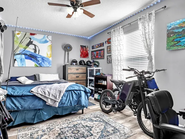 a very nice looking room with a big bed