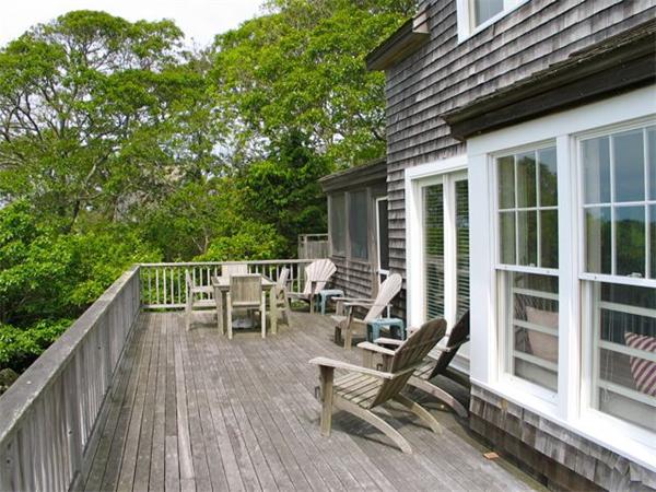 6 Holly Briar Road Aquinnah, MA 02535 - Photo 10 of 15 a view of chair in wooden deck