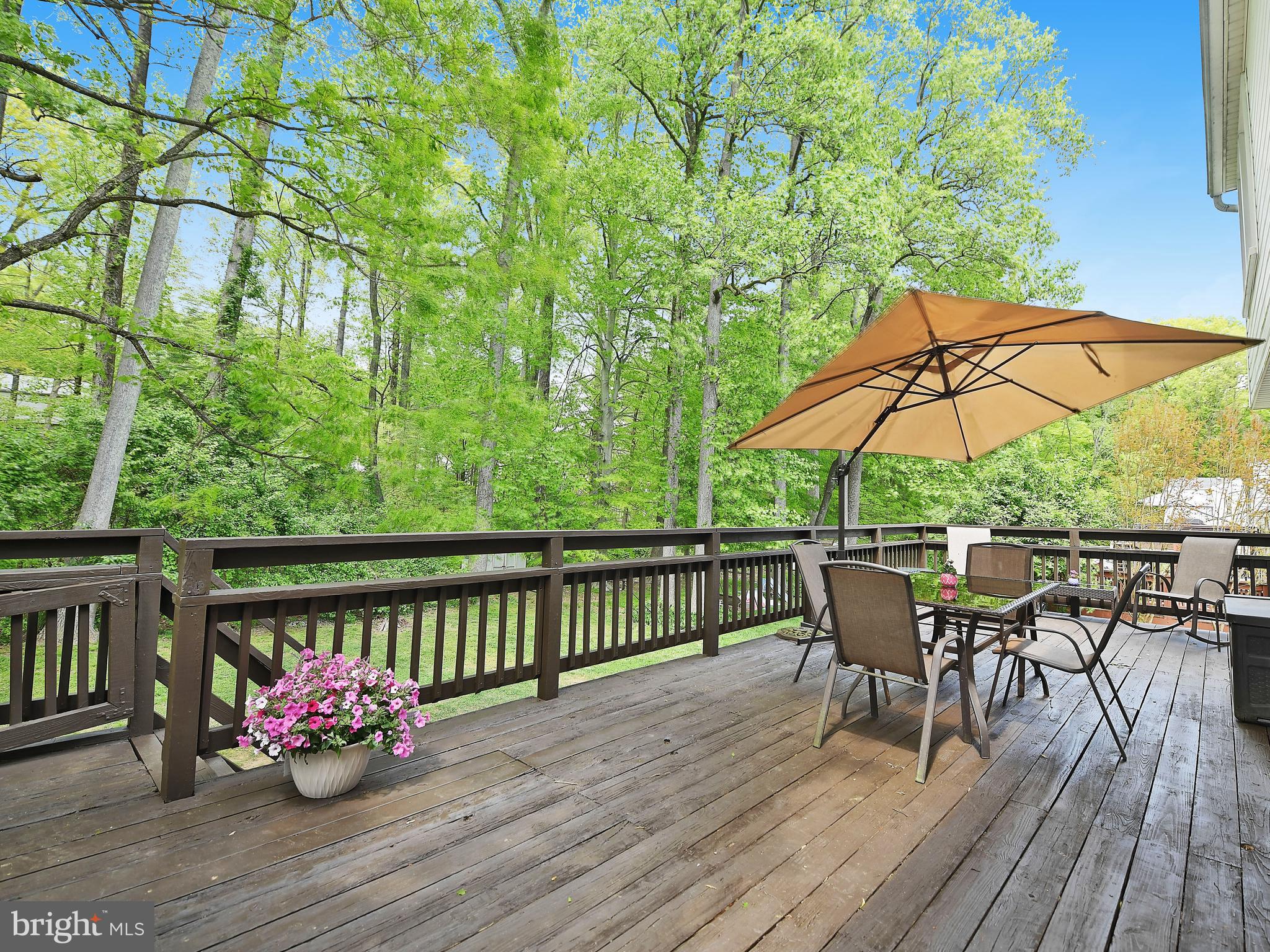 106 Boxthorn Road Abingdon, MD 21009 - Photo 20 of 44 Beautiful rear deck backs to woods & stream!