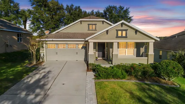 a view of a back yard of the house
