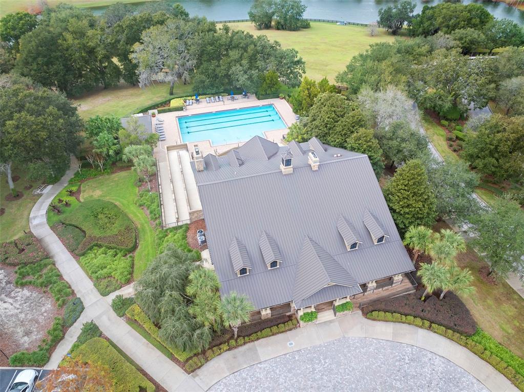 30118 Cheval Street Mount Dora, FL 32757 - Photo 32 of 52 an aerial view of a house with outdoor space and outdoor seating