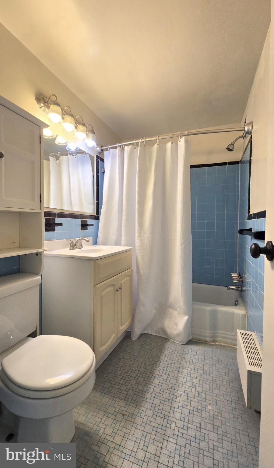 1200 South Arlington Ridge Road, Unit 403 Arlington, VA 22202 - Photo 6 of 23 a bathroom with a sink a toilet a window and shower