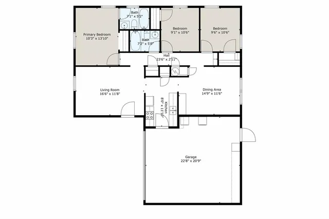 $172,900 | 2606 Easy Street, Denison, TX 75020