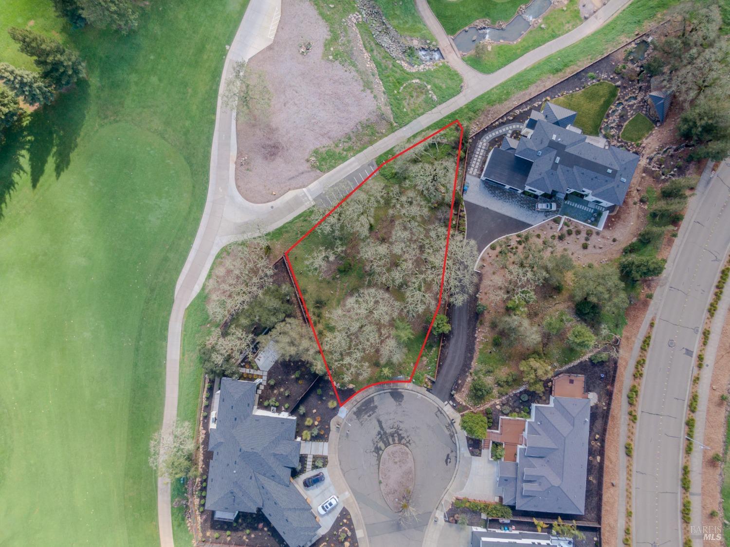 3703 Llyn Glaslyn Place Santa Rosa, CA 95403 - Photo 12 of 29 an aerial view of a house with a yard