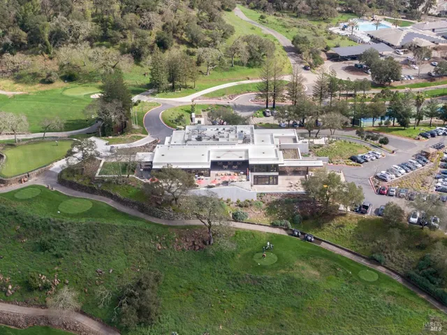 a view of a lake with outdoor space