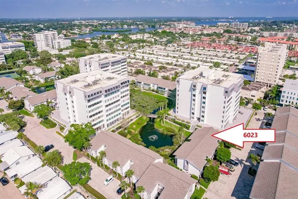 an aerial view of a city with lots of residential buildings