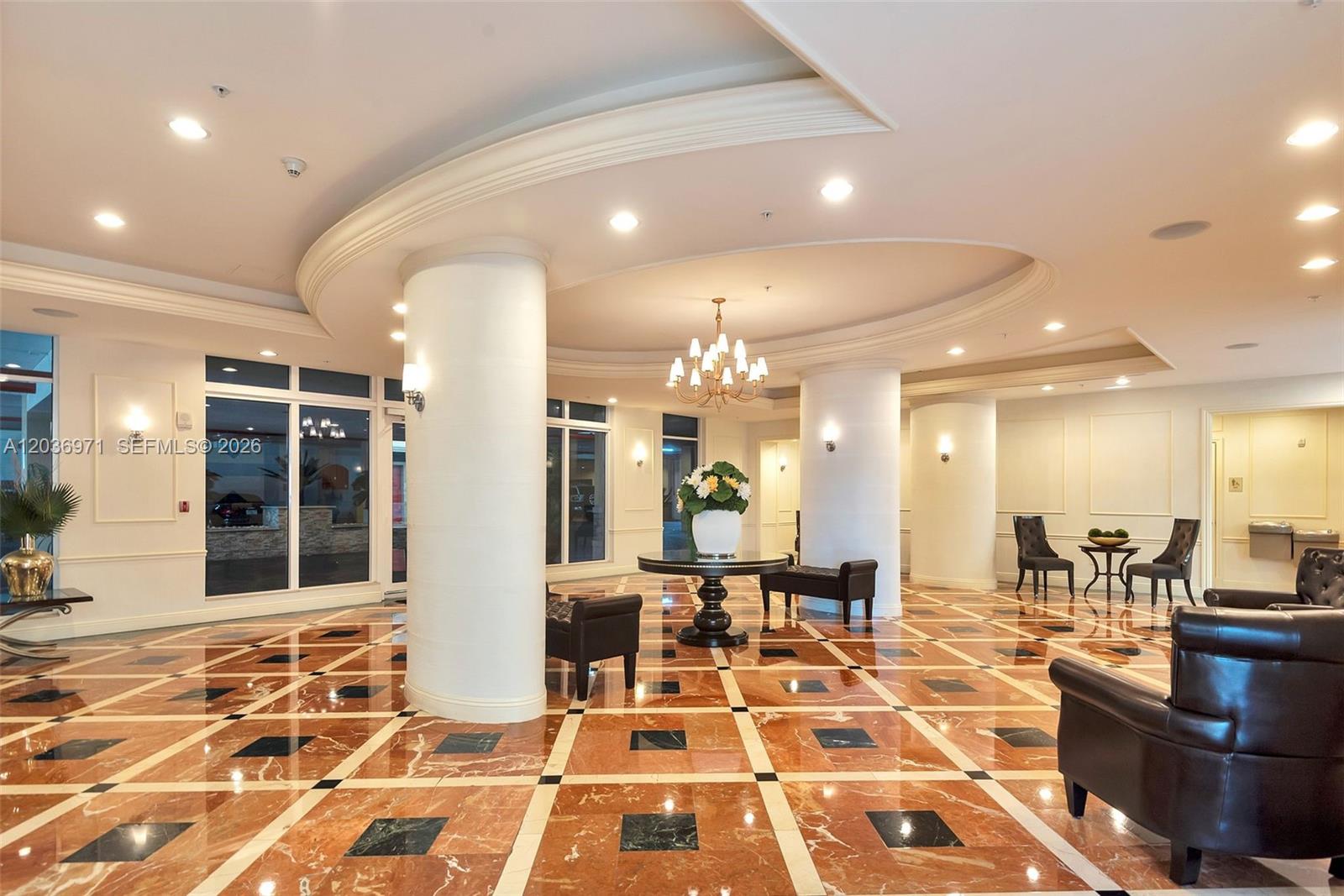 3232 Southwest 22nd Street, Unit 1606 Miami, FL 33145 - Photo 30 of 34 Elegant Lobby