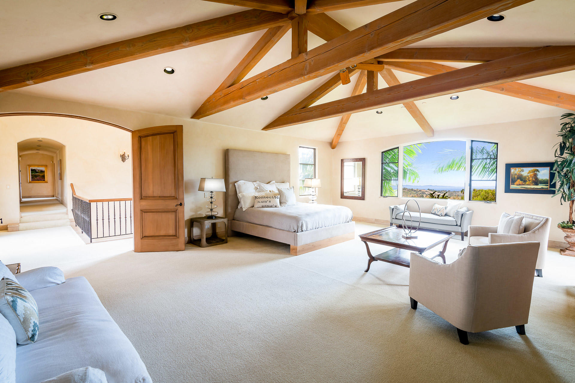 925 Lilac Drive Montecito, CA 93108 - Photo 10 of 17 Master bedroom view 1