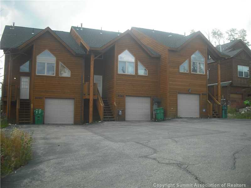 9062 Ryan Gulch Road, Unit B Silverthorne, CO 80498 - Photo 1 of 14 Exterior Front. Center Unit