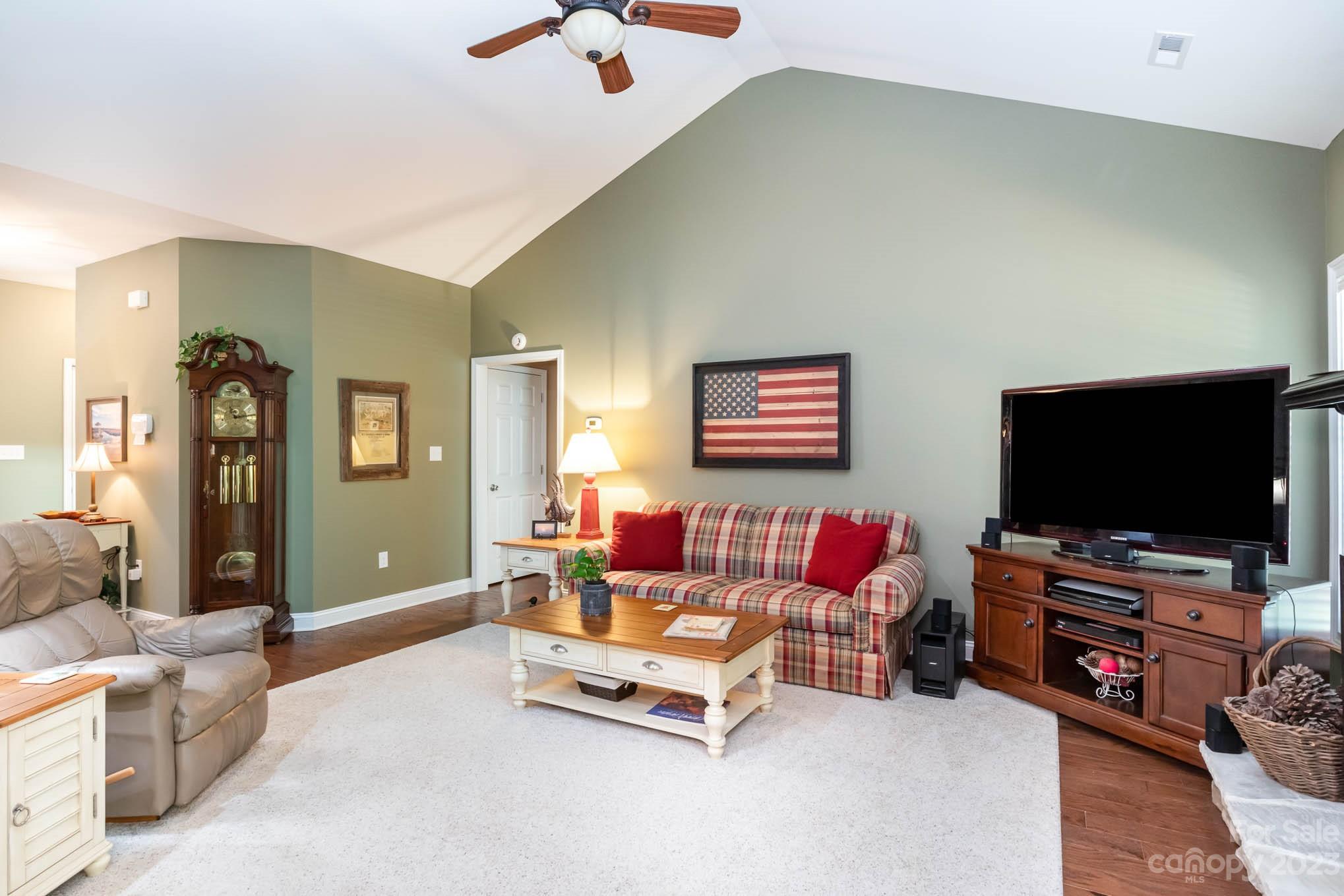 2255 South Paraham Road York, SC 29745 - Photo 12 of 33 a living room with furniture and a flat screen tv
