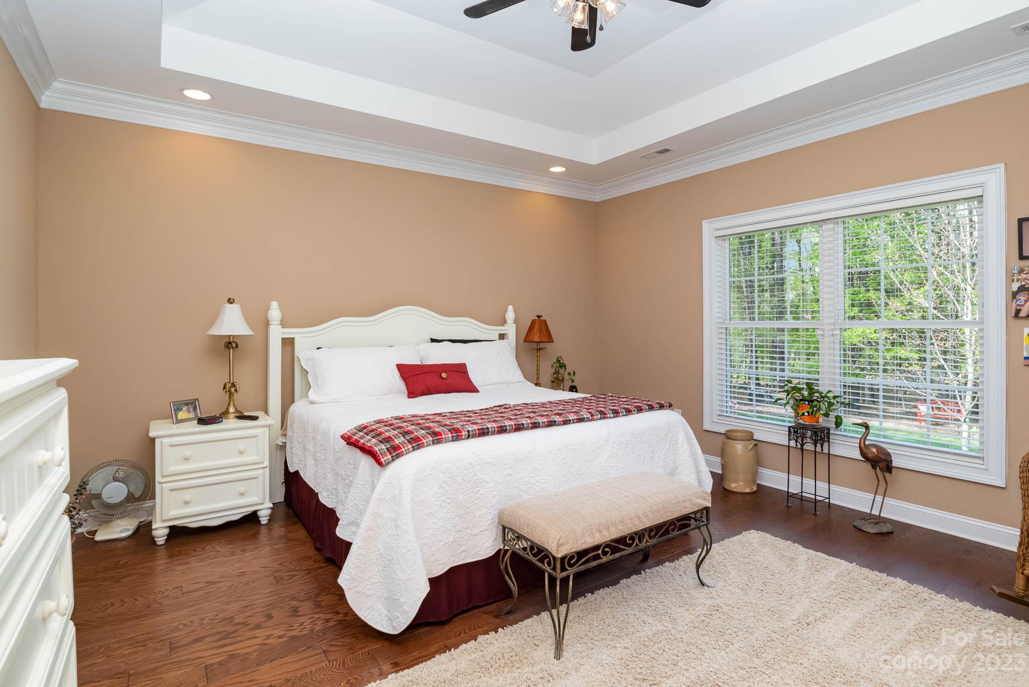 2255 South Paraham Road York, SC 29745 - Photo 15 of 33 a bedroom with a bed and a large window