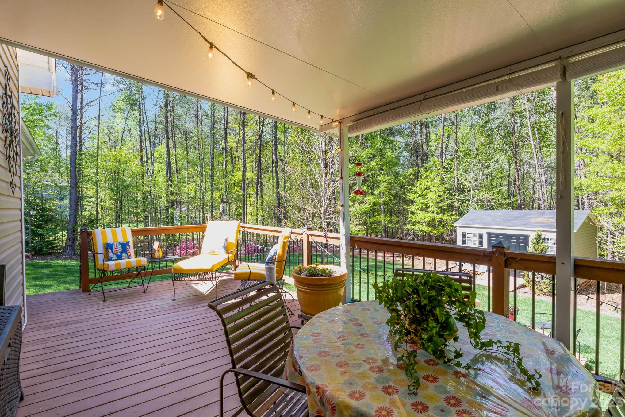 2255 South Paraham Road York, SC 29745 - Photo 26 of 33 a balcony with furniture and wooden floor