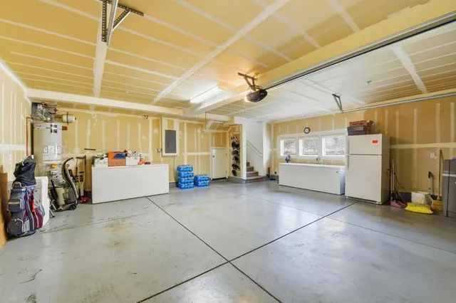 a bedroom with furniture