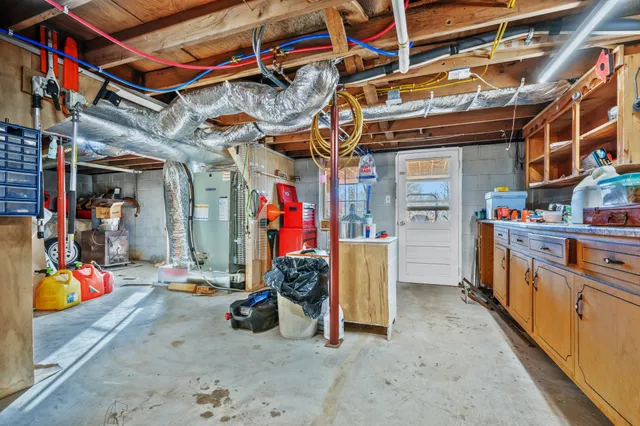 a view of storage and utility room