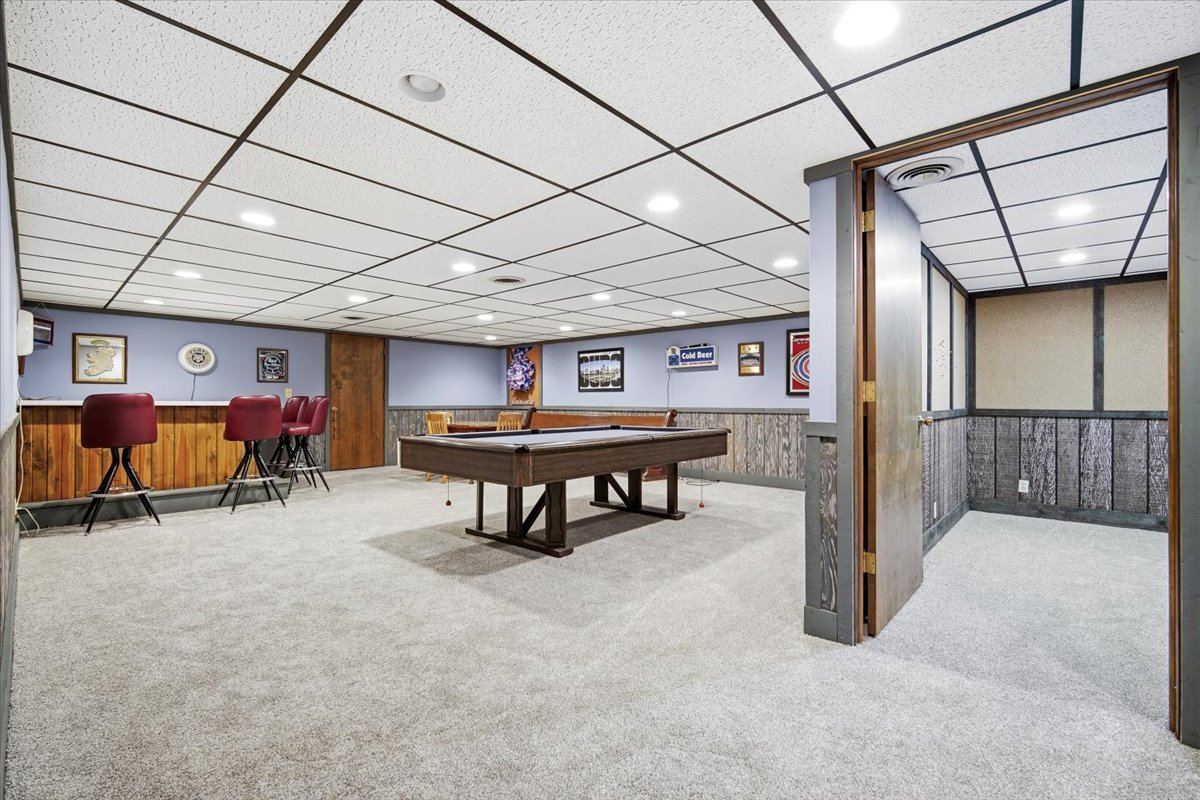 504 South School Street Minier, IL 61759 - Photo 30 of 46 a room with furniture and air hockey table