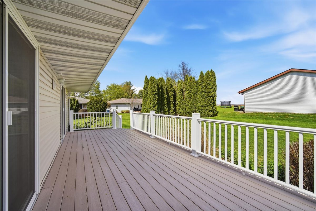 504 South School Street Minier, IL 61759 - Photo 41 of 46 a view of a balcony with wooden floor
