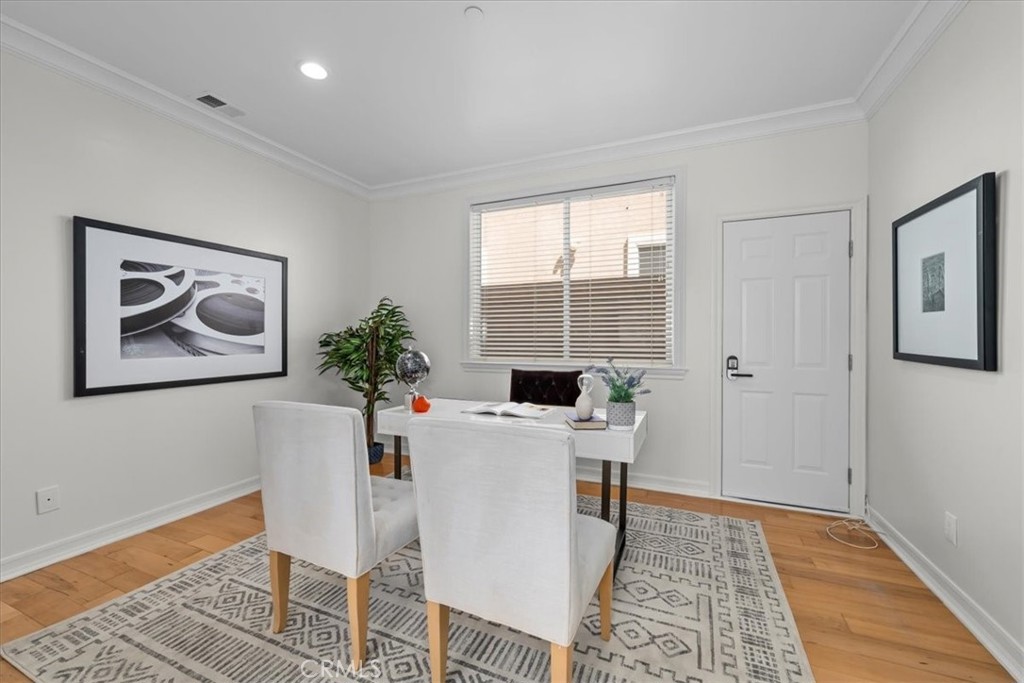 1035 Avenue D Redondo Beach, CA 90277 - Photo 12 of 66 a view of a dining room with furniture window and wooden floor