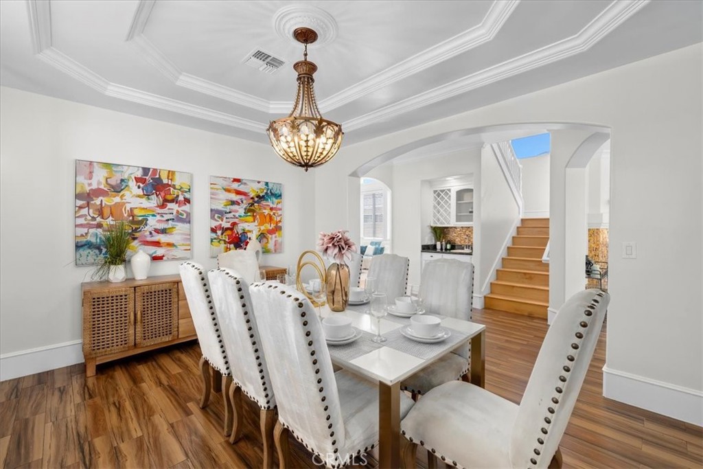 1035 Avenue D Redondo Beach, CA 90277 - Photo 14 of 66 a view of a dining room with furniture and wooden floor