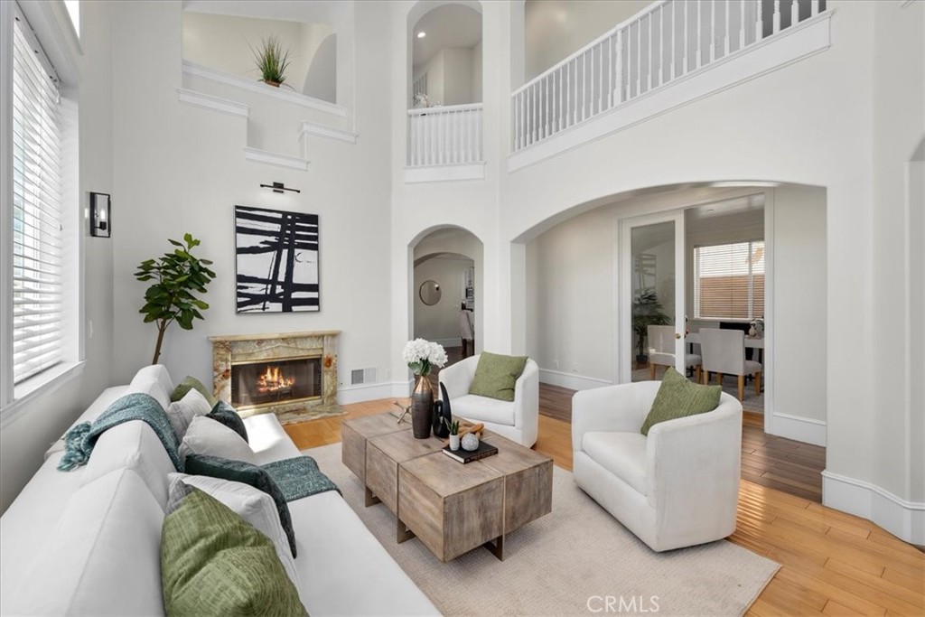 1035 Avenue D Redondo Beach, CA 90277 - Photo 5 of 66 a living room with furniture and a fireplace