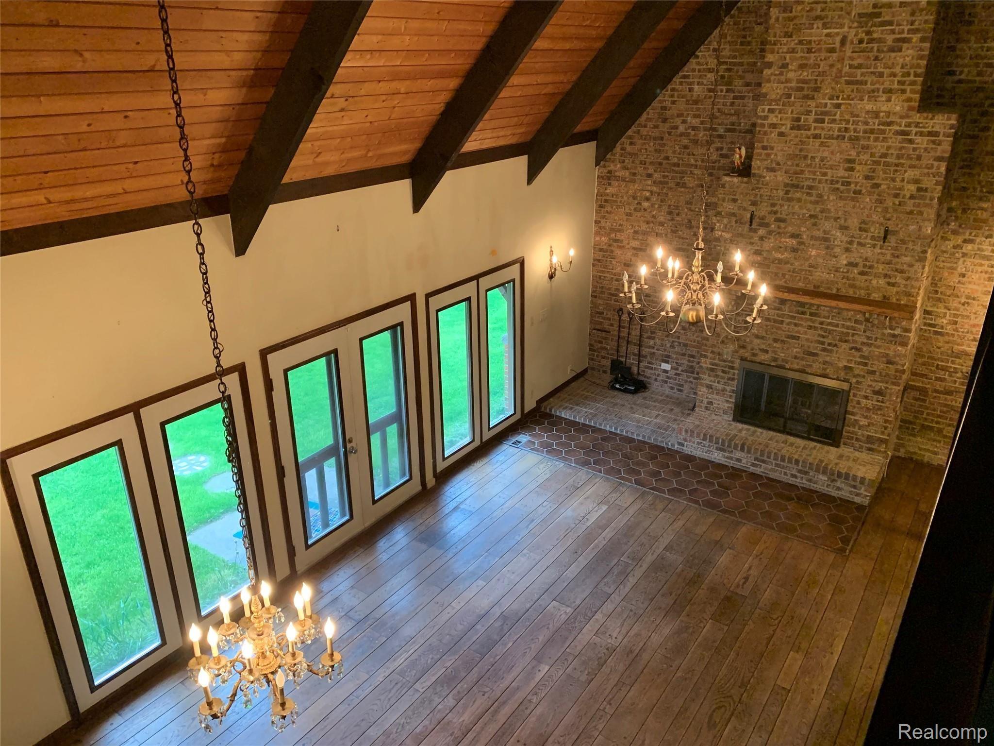 great room- view from balcony
