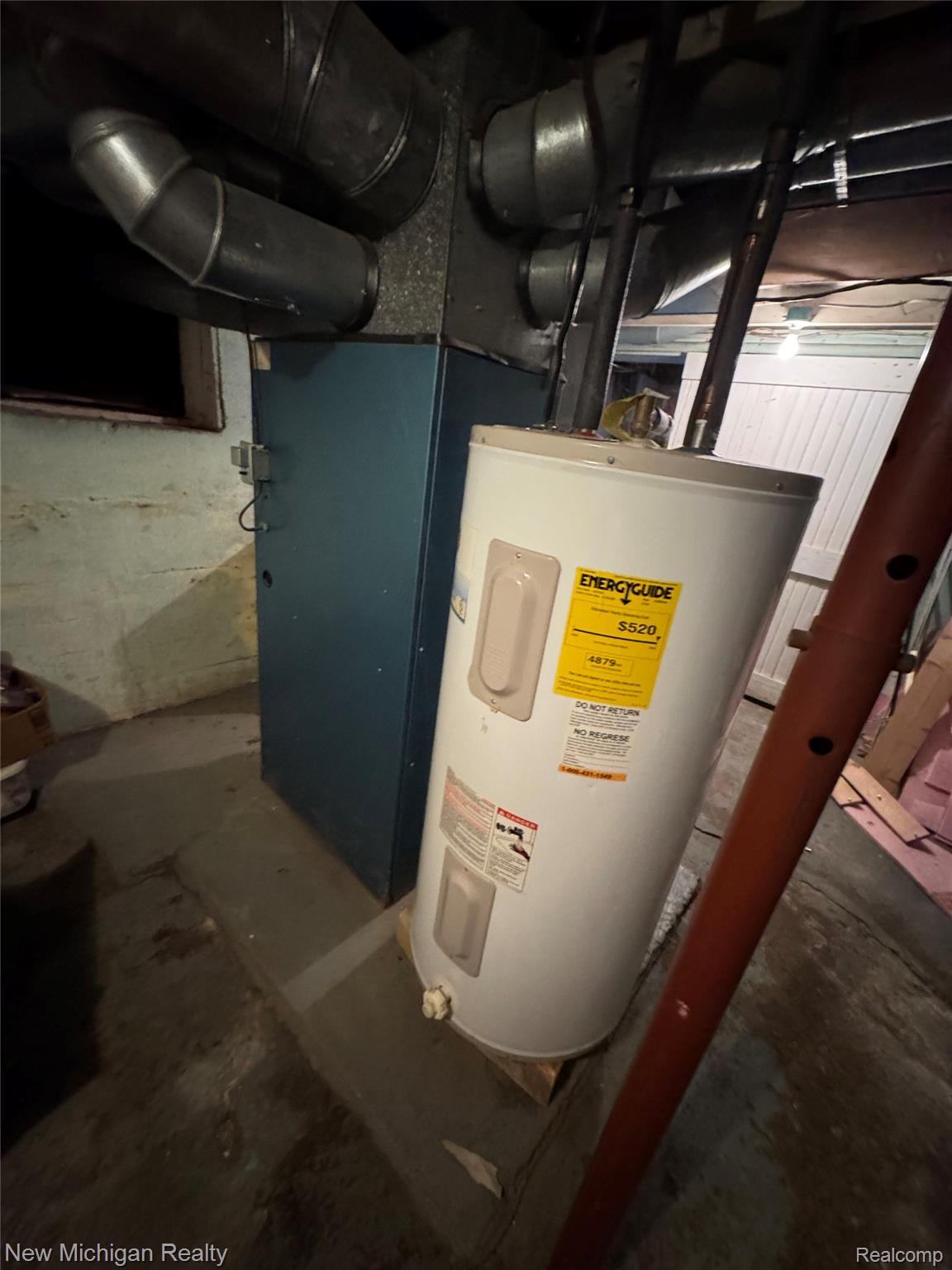 305 East Rolfe Street Perry, MI 48872 - Photo 17 of 19 Utilities featuring electric water heater and heating unit