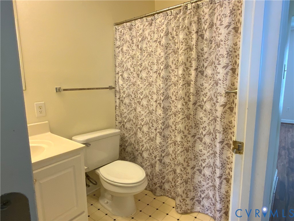 2708 Goyne Loop Chester, VA 23831 - Photo 13 of 17 Bathroom featuring vanity and a shower with shower