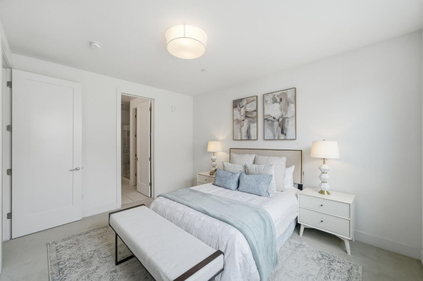 39124 Memorial Street Fremont, CA 94538 - Photo 29 of 40 a bedroom with a bed and a lamp