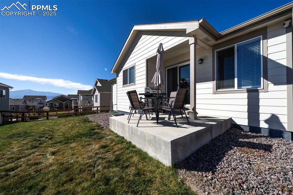 5489 Makalu Drive Colorado Springs, CO 80924 - Photo 8 of 47 a view of a house with patio