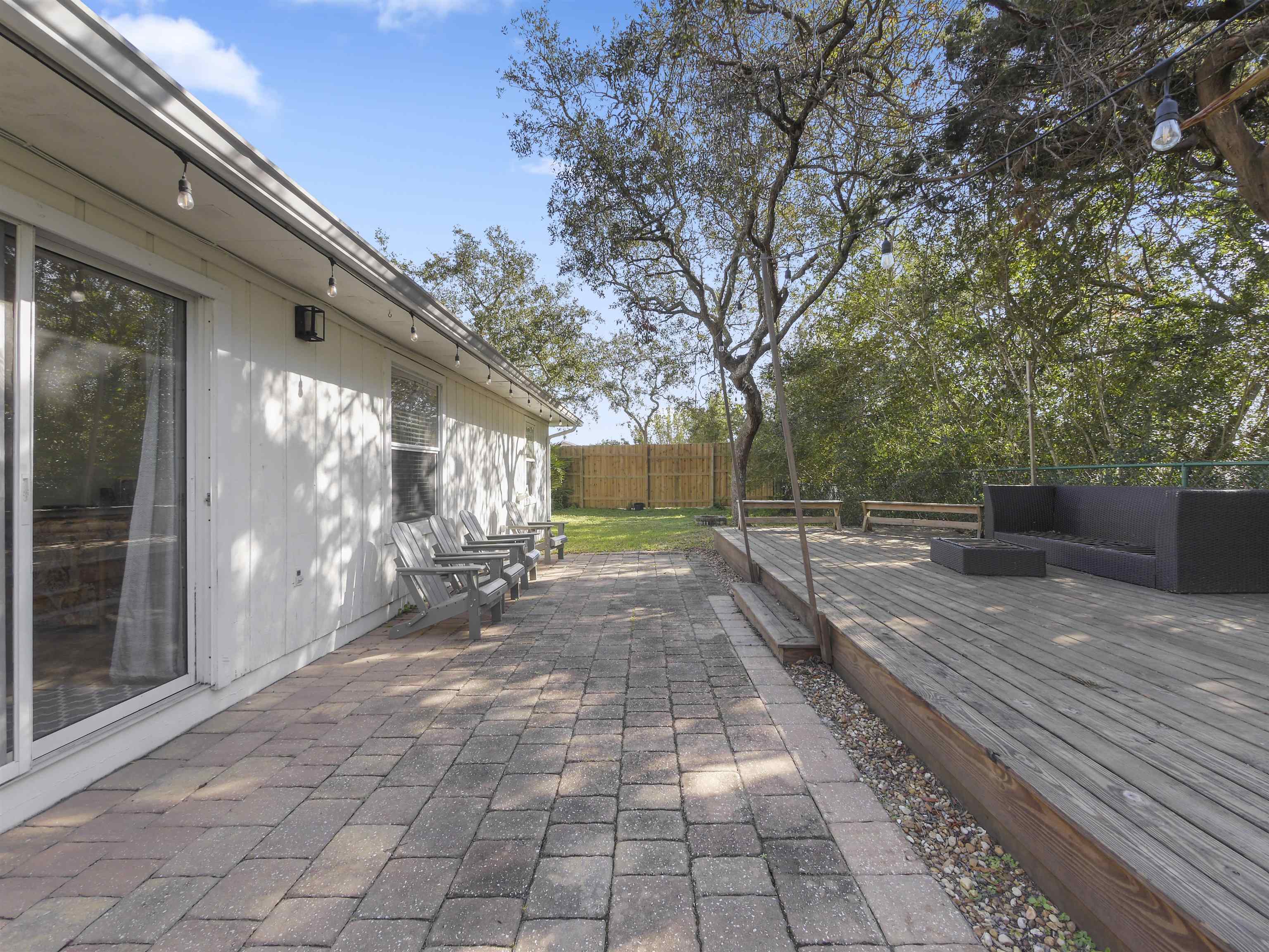 241 Tropic Way St. Augustine, FL 32080 - Photo 24 of 32 a view of a house with backyard and sitting area