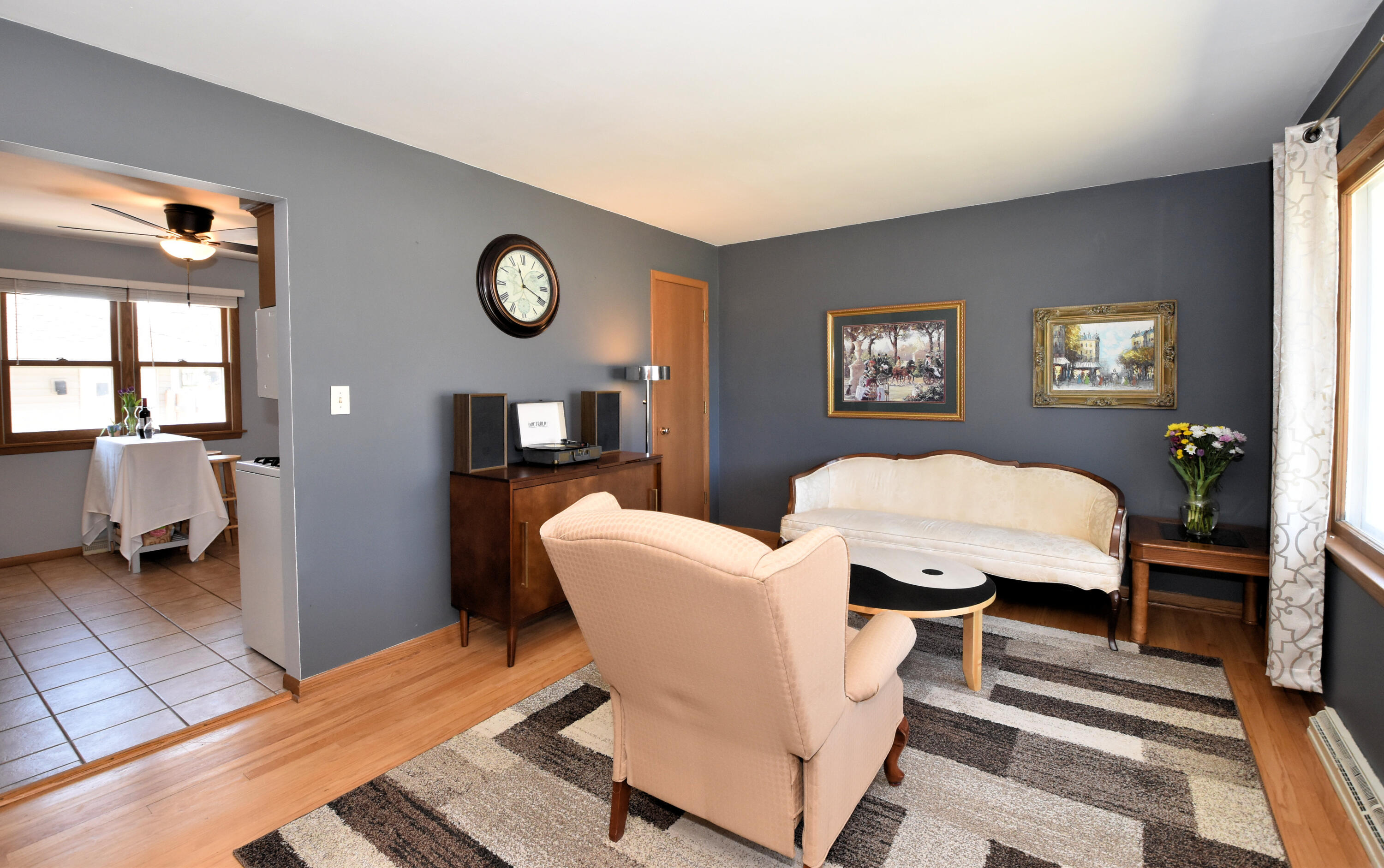 403 Beech Street Grafton, WI 53024 - Photo 5 of 29 Living Room into Kitchen