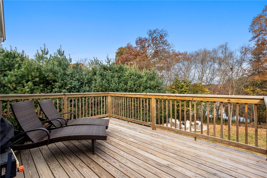 51 Hornbeam Road Coventry, RI 02816 - Photo 35 of 42 Deck and View of Pond