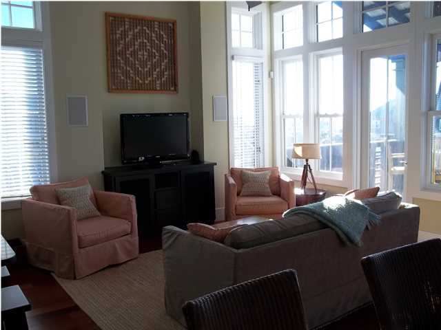 263 Winston Lane Inlet Beach, FL 32461 - Photo 5 of 21 a living room with furniture and a flat screen tv