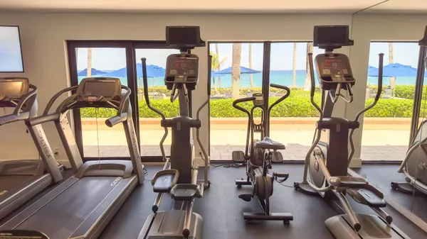 a view of a city with tall buildings in the background