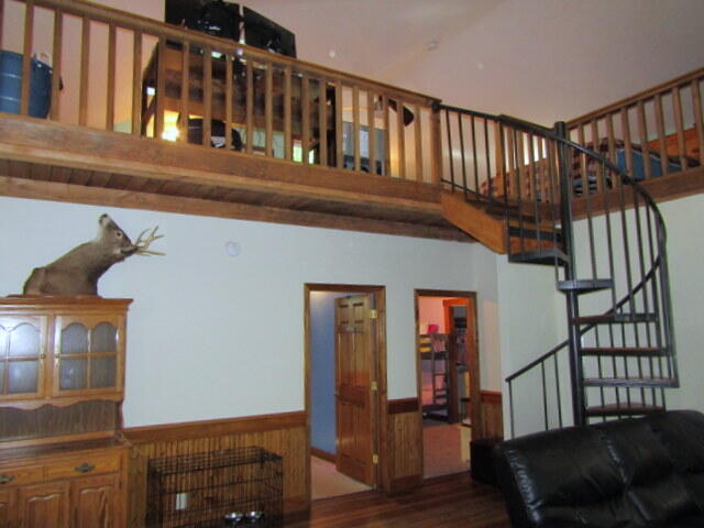 52 Andrews Road Sumner, ME 04292 - Photo 32 of 51 Cath ceiling and view of loft