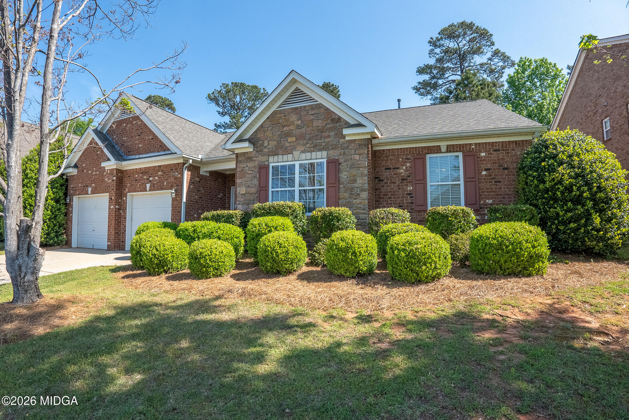 339 Fairways Drive Macon, GA 31220 - Photo 2 of 37 a view of a front of a house with a big yard