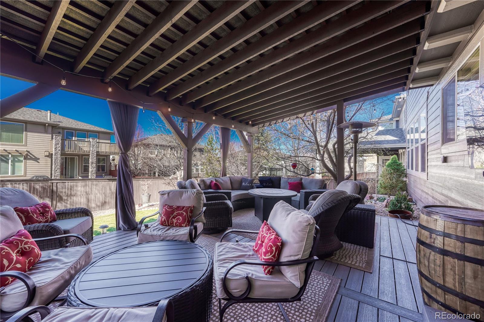 10761 Glengate Circle Highlands Ranch, CO 80130 - Photo 30 of 39 a outdoor living space with furniture