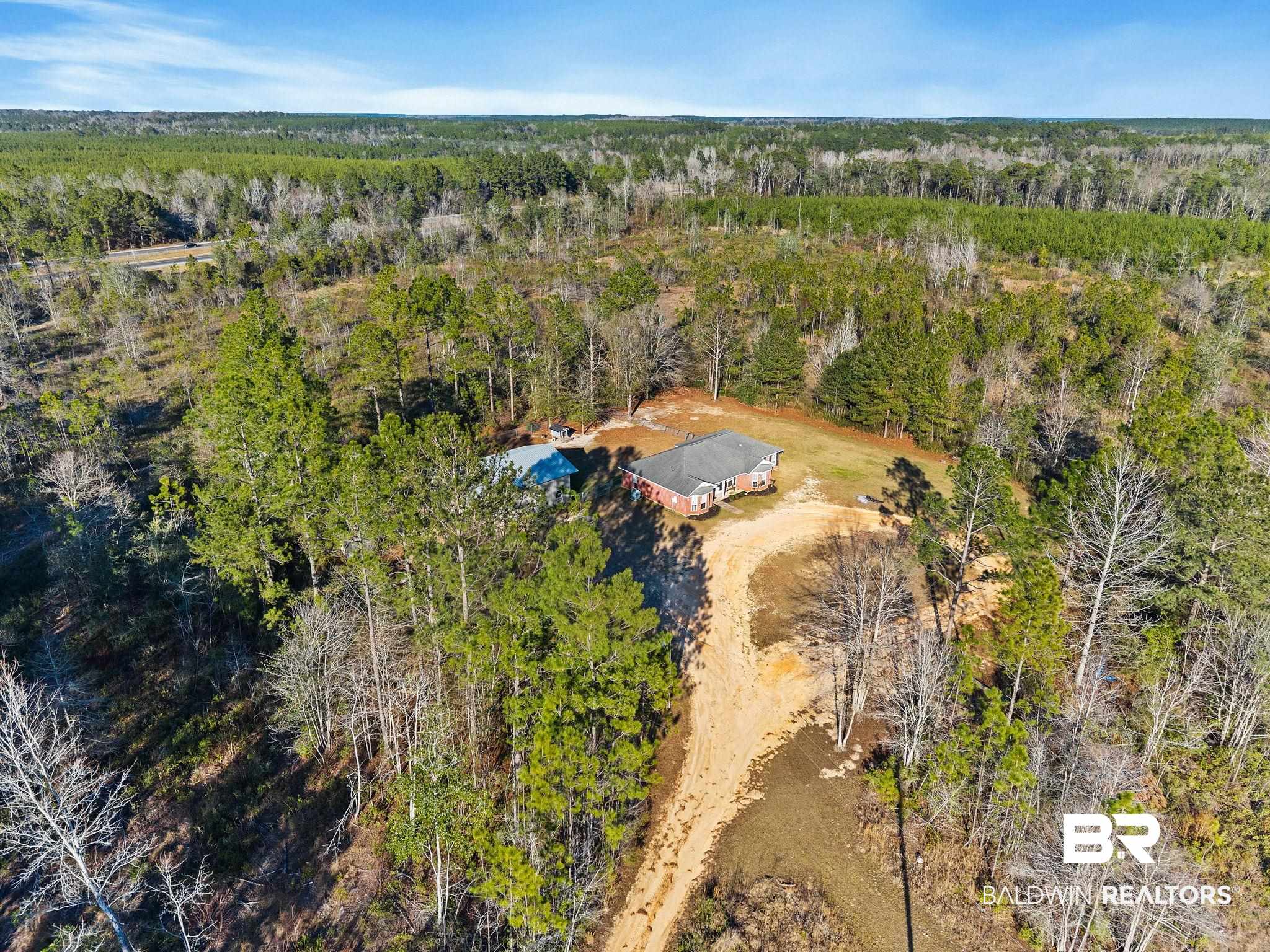 55750 Lottie Road Perdido, AL 36562 - Photo 16 of 84 View of subject property with a forest