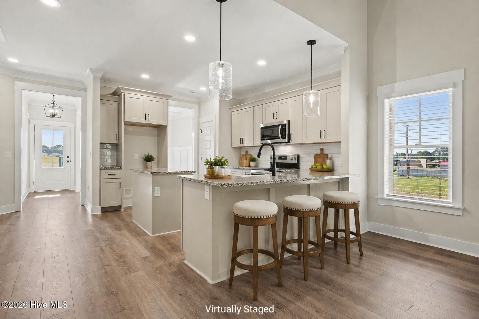 53 Howell Farm Drive Selma, NC 27576 - Photo 12 of 34 Virtually Staged kitchen