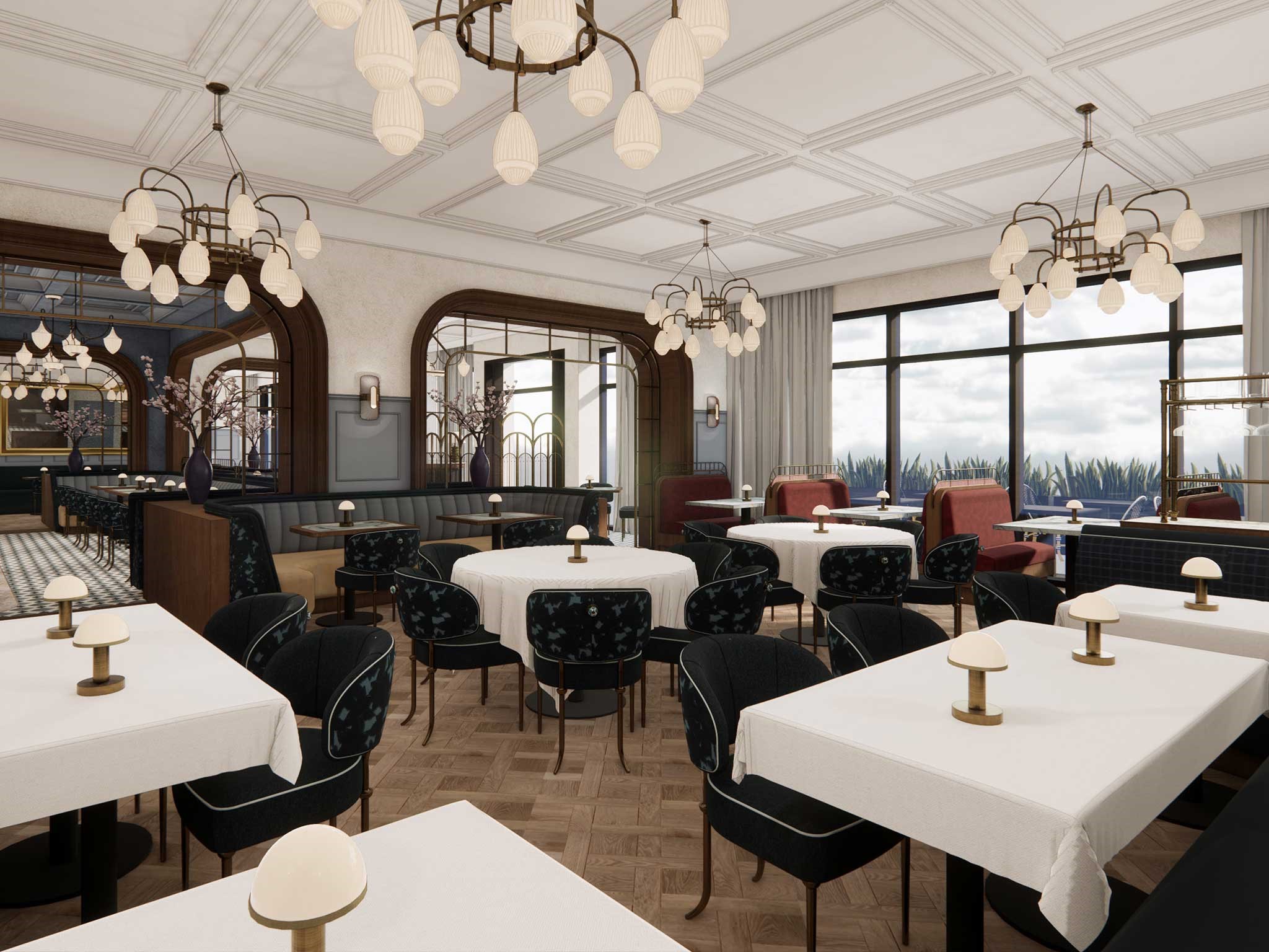 1711 Allen Parkway, Unit 1805 Houston, TX 77019 - Photo 34 of 43 On site restaurant Chardon a French Bistro.