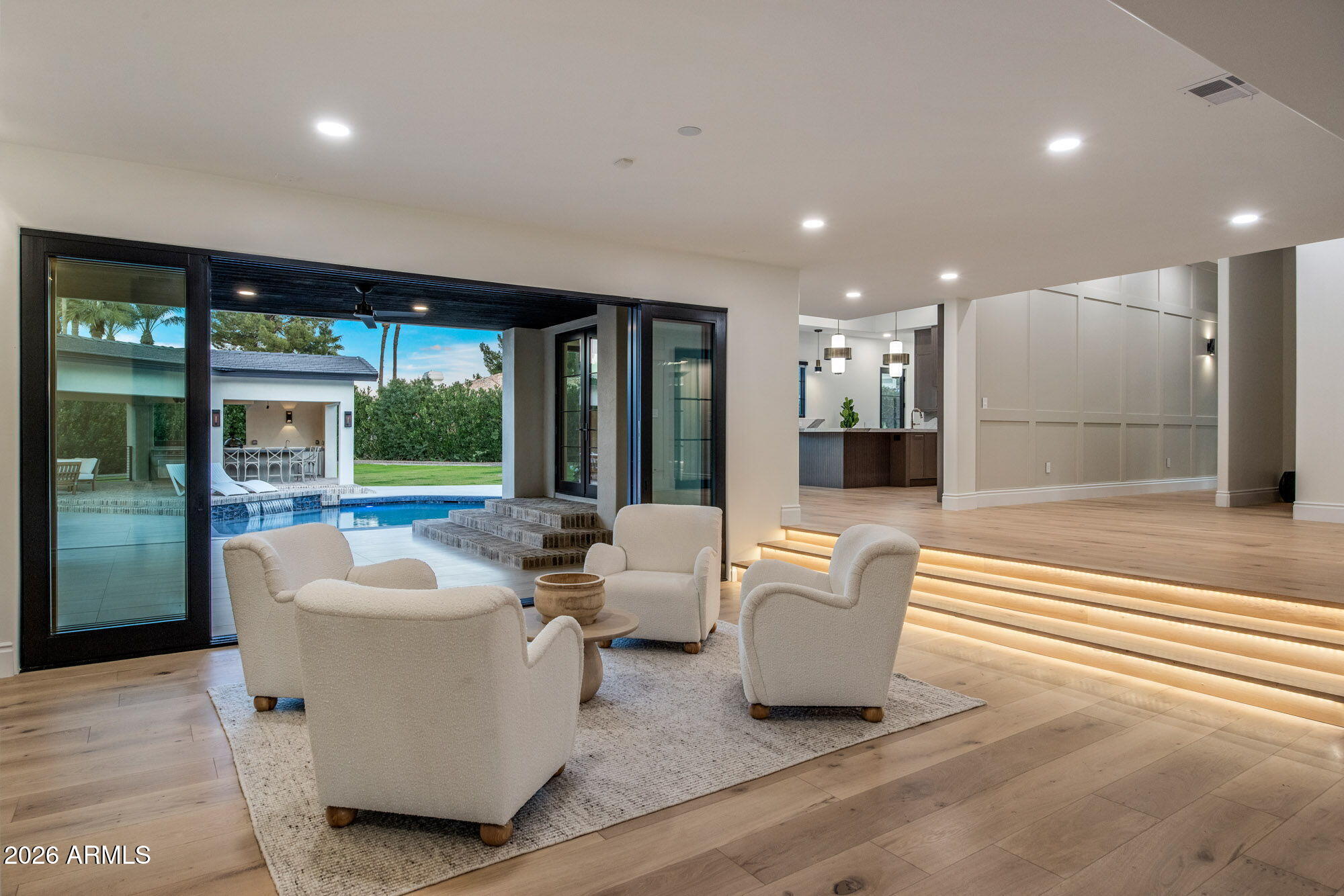 8625 Morning Glory Road Paradise Valley, AZ 85253 - Photo 39 of 52 a living room with furniture and a large window