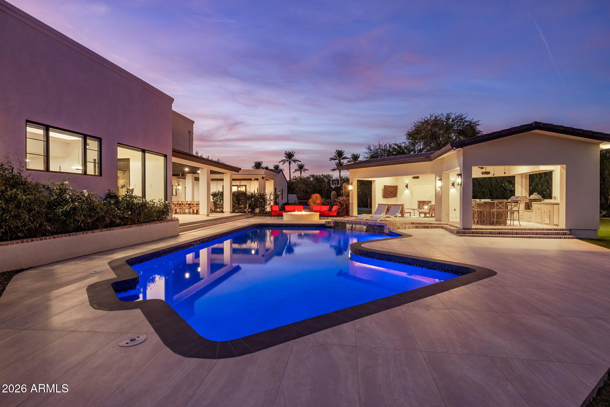 8625 Morning Glory Road Paradise Valley, AZ 85253 - Photo 45 of 52 a view of pool with outdoor seating
