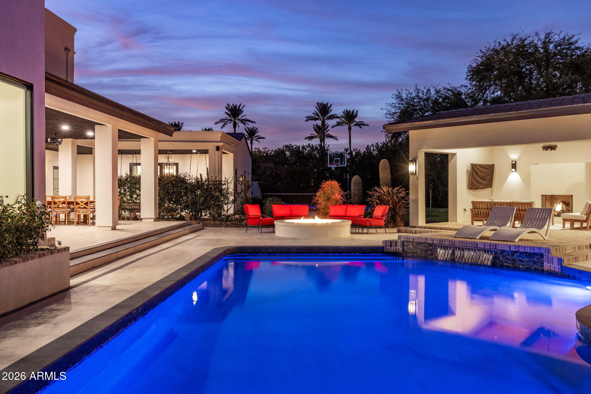8625 Morning Glory Road Paradise Valley, AZ 85253 - Photo 50 of 52 a view of swimming pool with outdoor seating